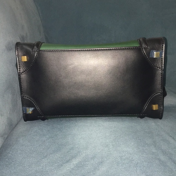 Celine tricolor Mini Luggage Tote w/organizer - Picture 11 of 16